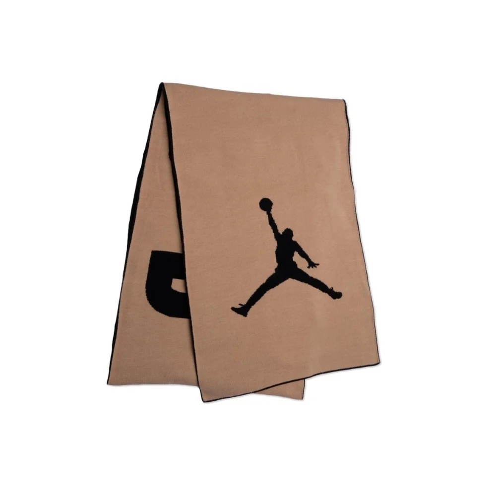 Nike Air Jordan Brand Oversized Luxury Scarf (Black/Beige/Hemp) NEW